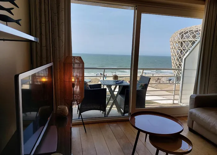 Frontaal Zeezicht De Viking 6 De Verdiep Apartman *